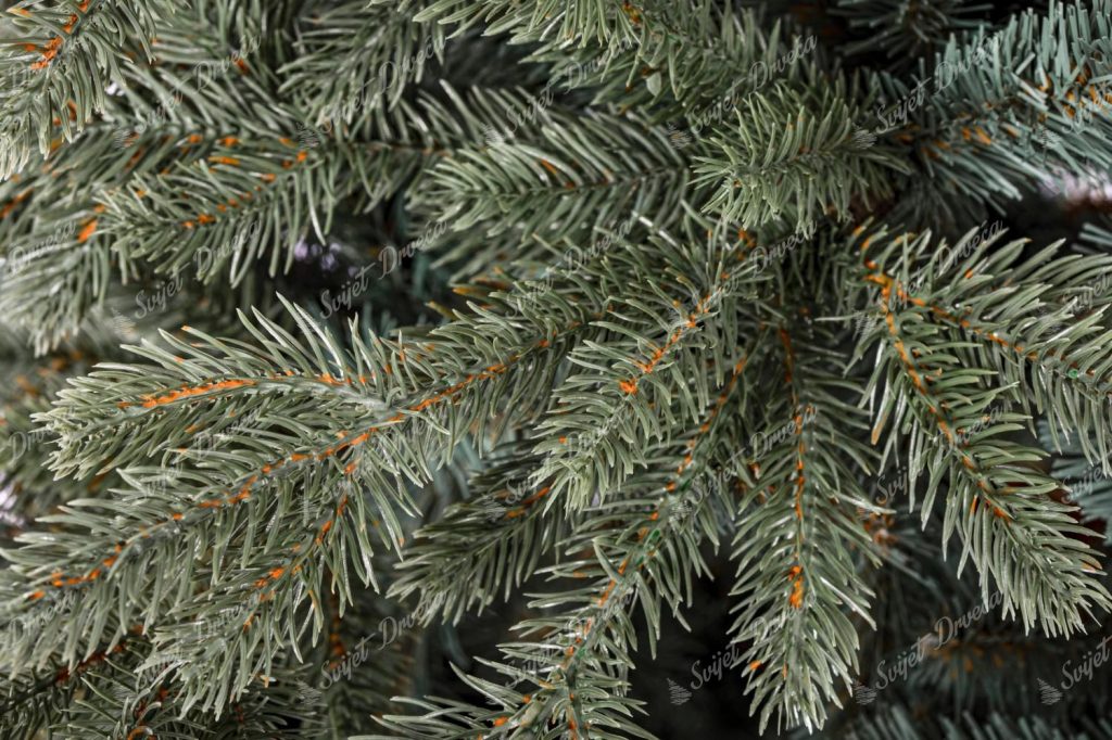 Umjetno božićno drvce 3D ledena smreka, detalji iglica