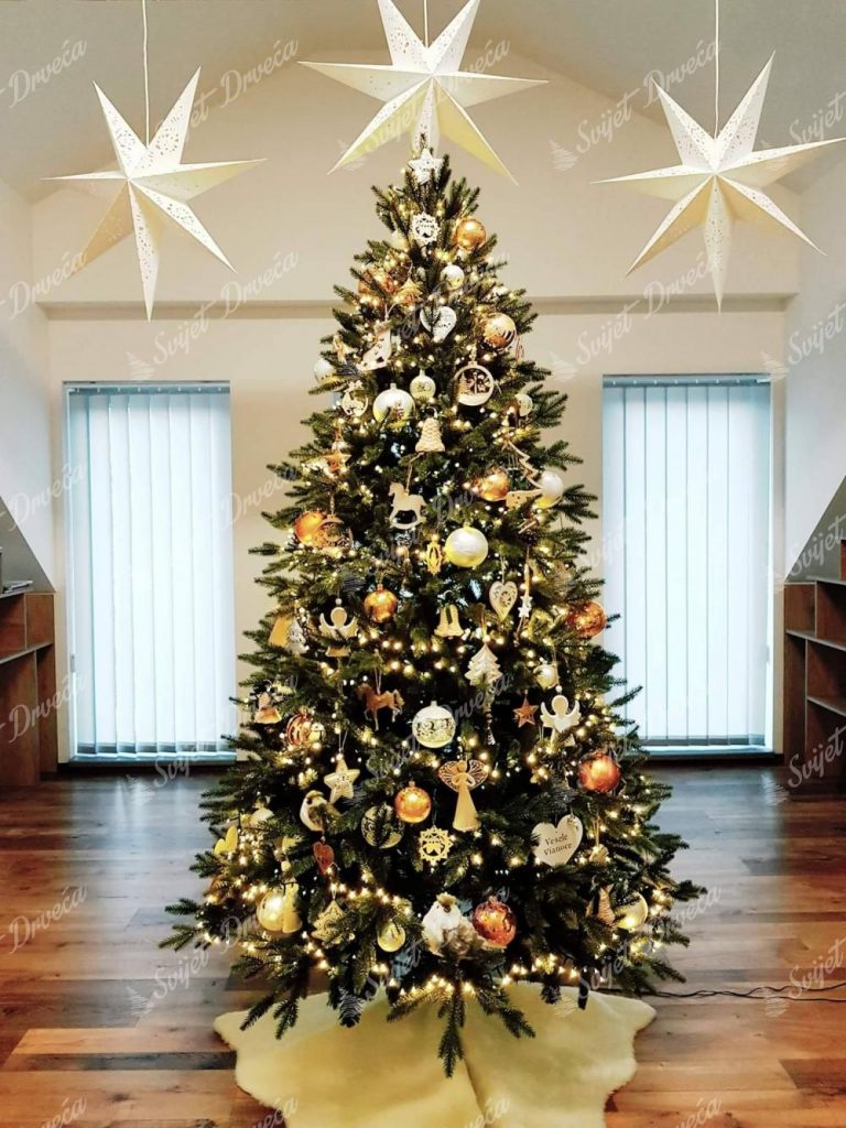 Umjetno božićno drvce 3D Alpska Smreka 240cm