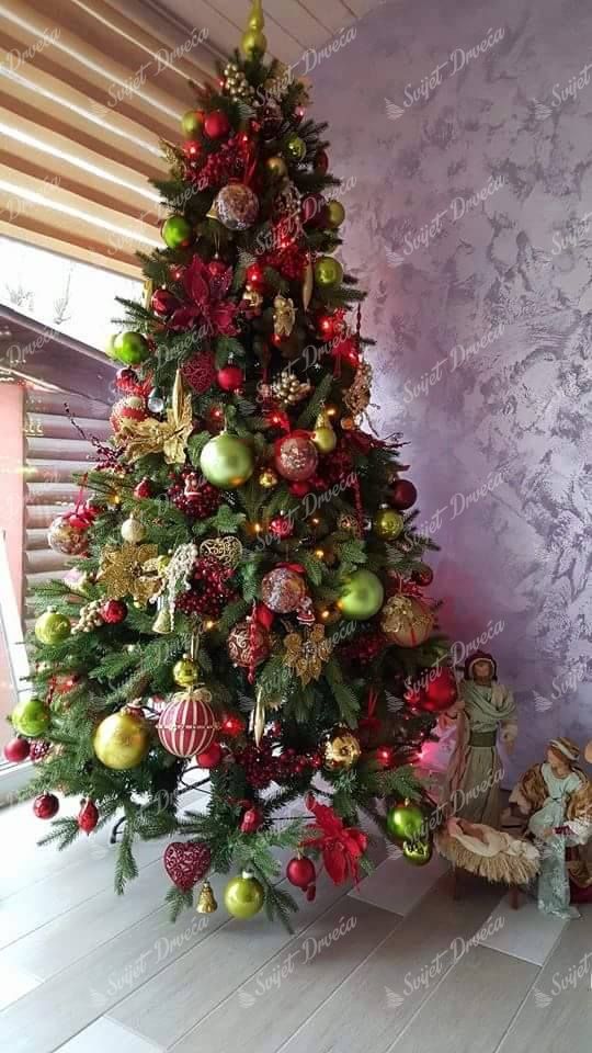 Umjetno božićno drvce 3D Alpska Smreka 240cm