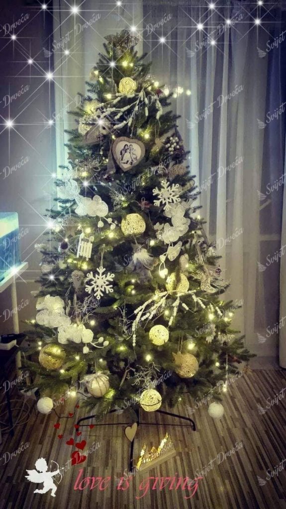 Umjetno božićno drvce 3D Alpska Smreka