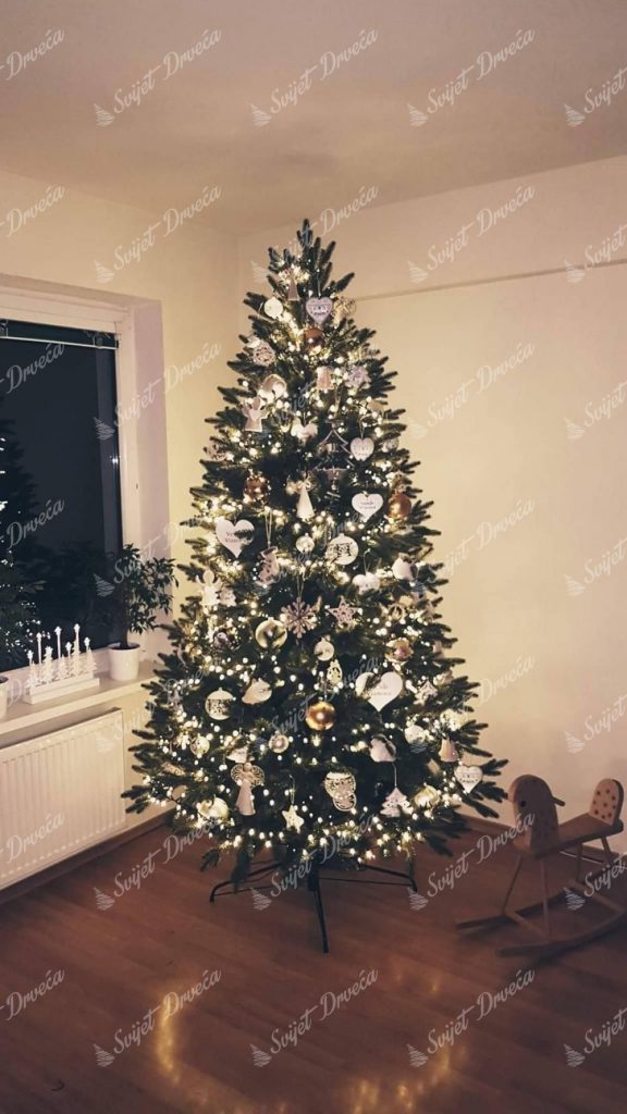 Umjetno božićno drvce 3D Kanadska Jela 240cm