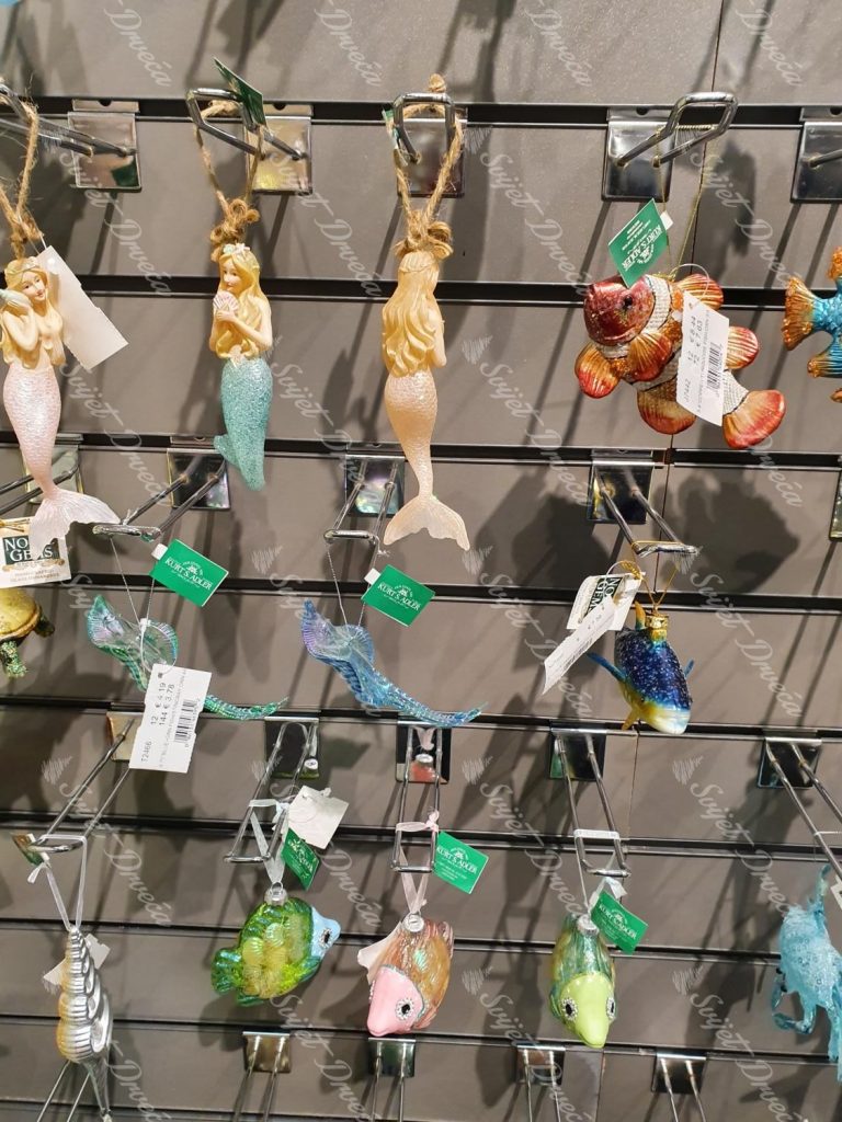 Božićni ukrasi u obliku morskih životinja