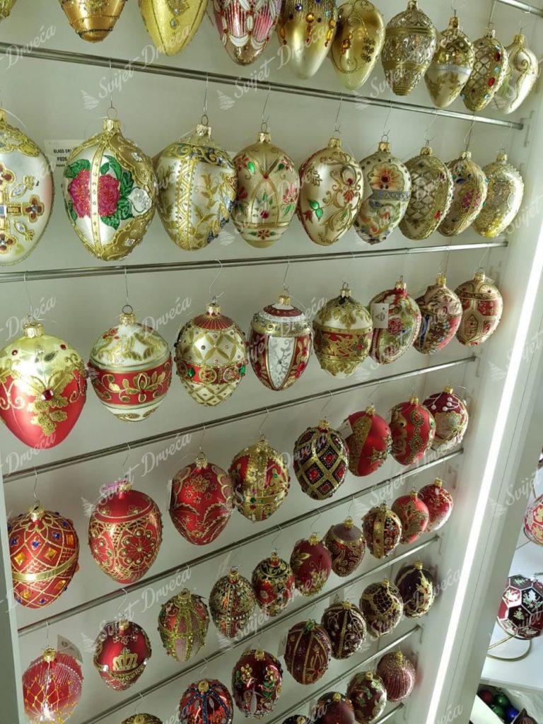 Retro božićne kuglice