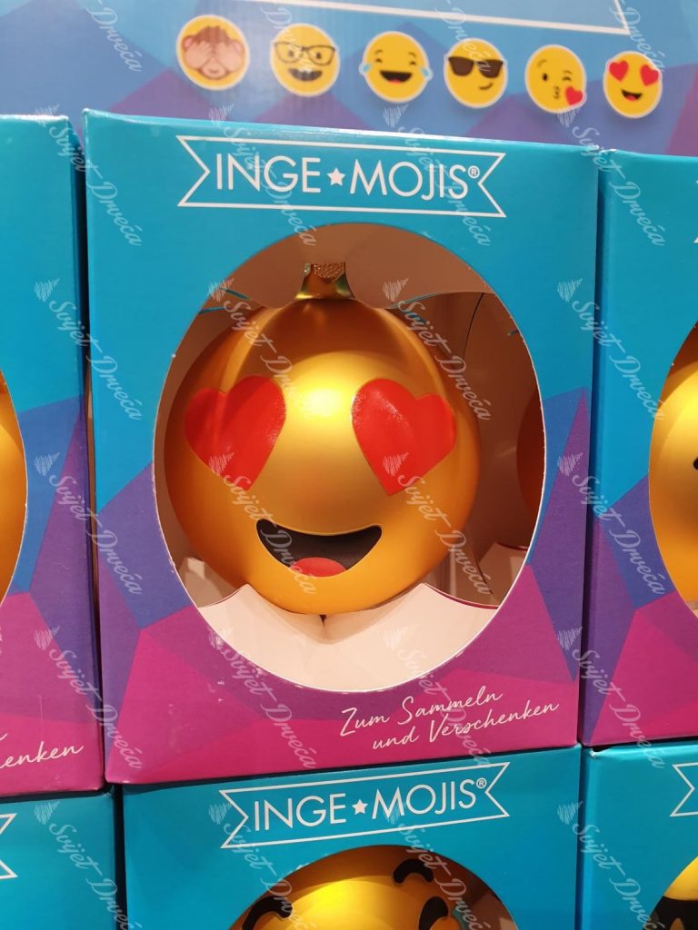 Božićni ukras u obliku smajlija