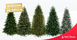 Umjetna božićna 3D drvca