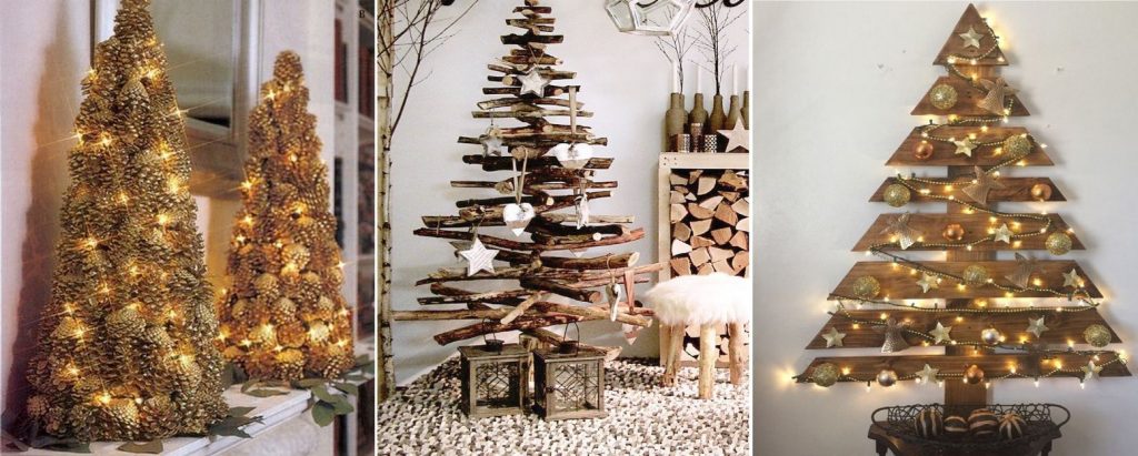 drveno božićno drvce