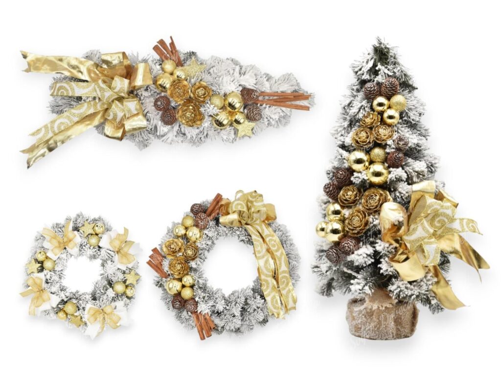 Božićni ukrasi zlatni