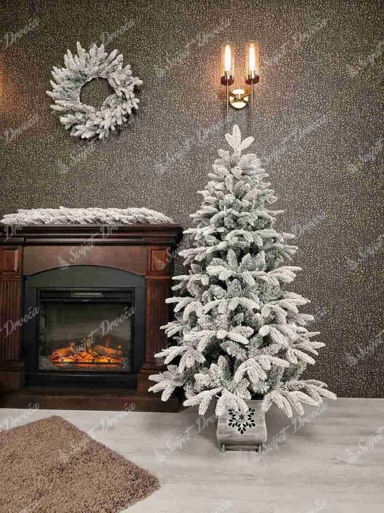 Umjetno božićno drvce Aljaska Smreka u saksiji