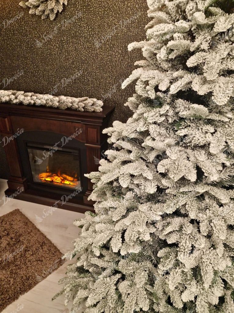 Umjetno božićno drvce 3D Alabaster Jela