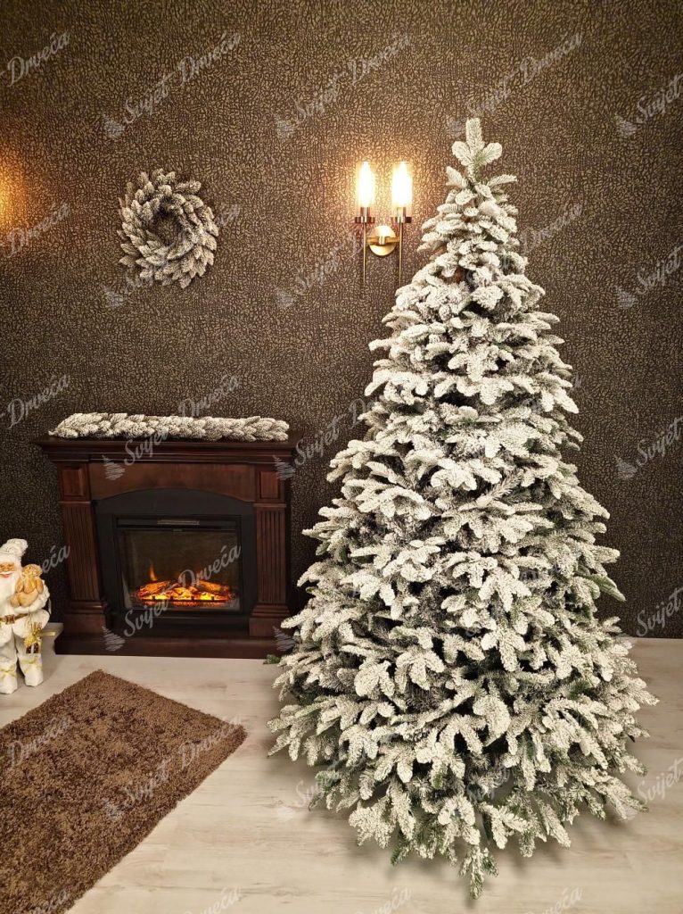 Umjetno božićno drvce 3D Alabaster Jela